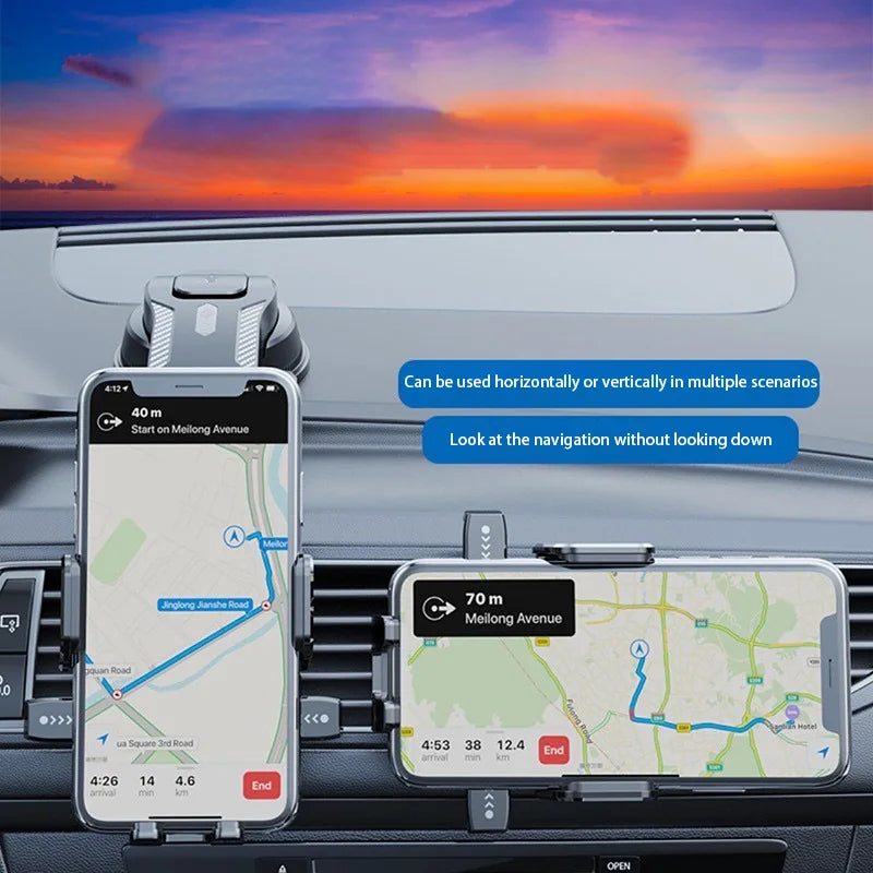 DriveEase Windshield Car Phone Holder