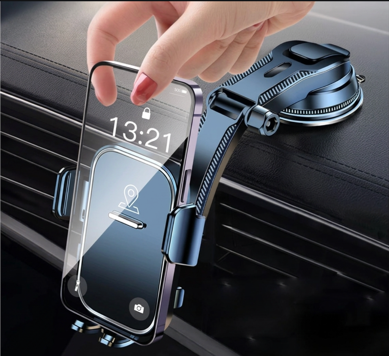 DriveEase Windshield Car Phone Holder